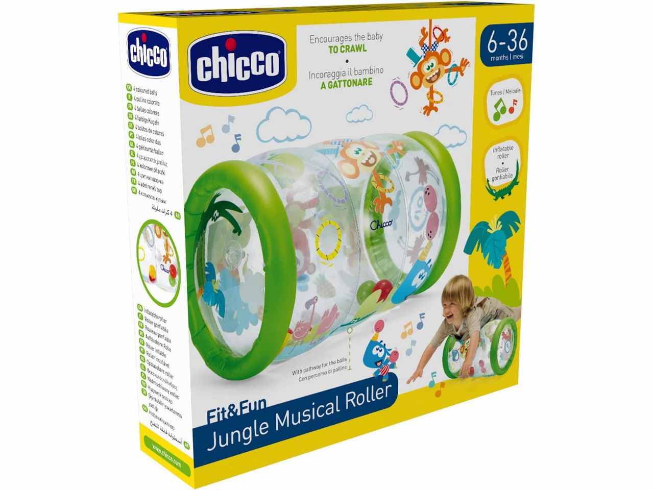 Chicco Jungle Musical Roller Roller Gonfiabile