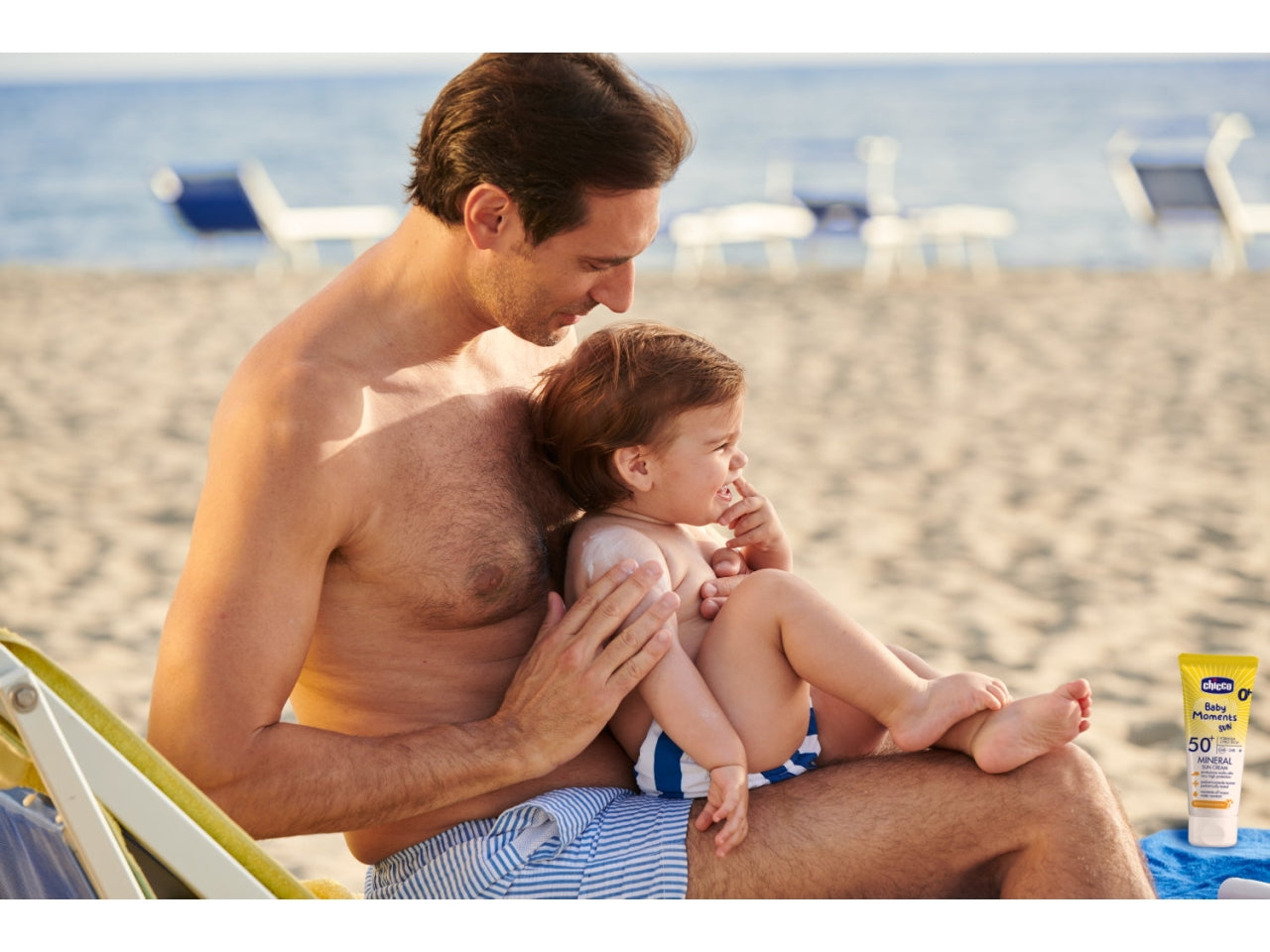 Chicco baby moments sun crema solare  mineral spf 50+ - 75ml