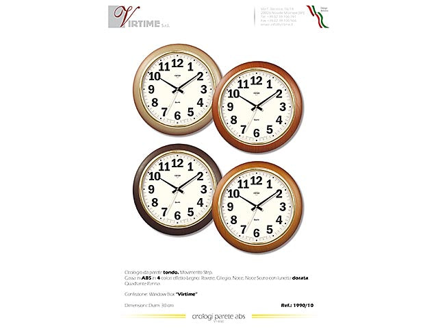 Orologio ticking 60cm nero 0181823