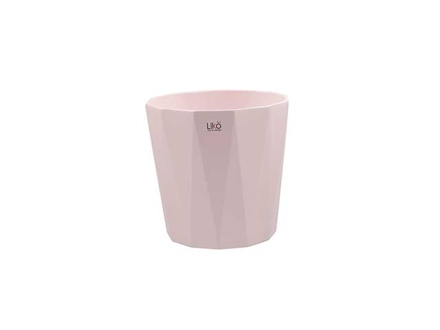 Cache pot h12.7 d13,5cm rosa cr16/14p
