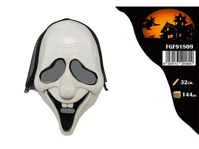 Maschera mostro c/velo 32cm