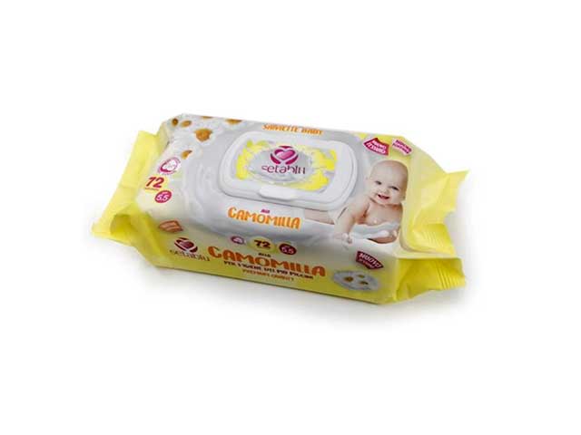 Salviette baby camomilla 72 pezzi 59057