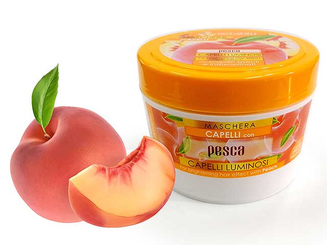 Maschera capelli 250ml pesca 59064