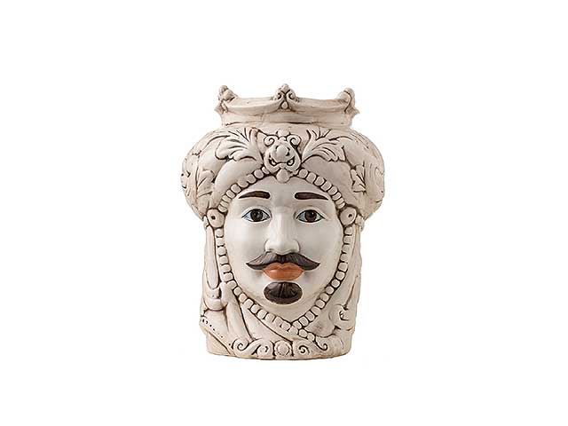 Vaso testa di moro h13 vintage k01/13v