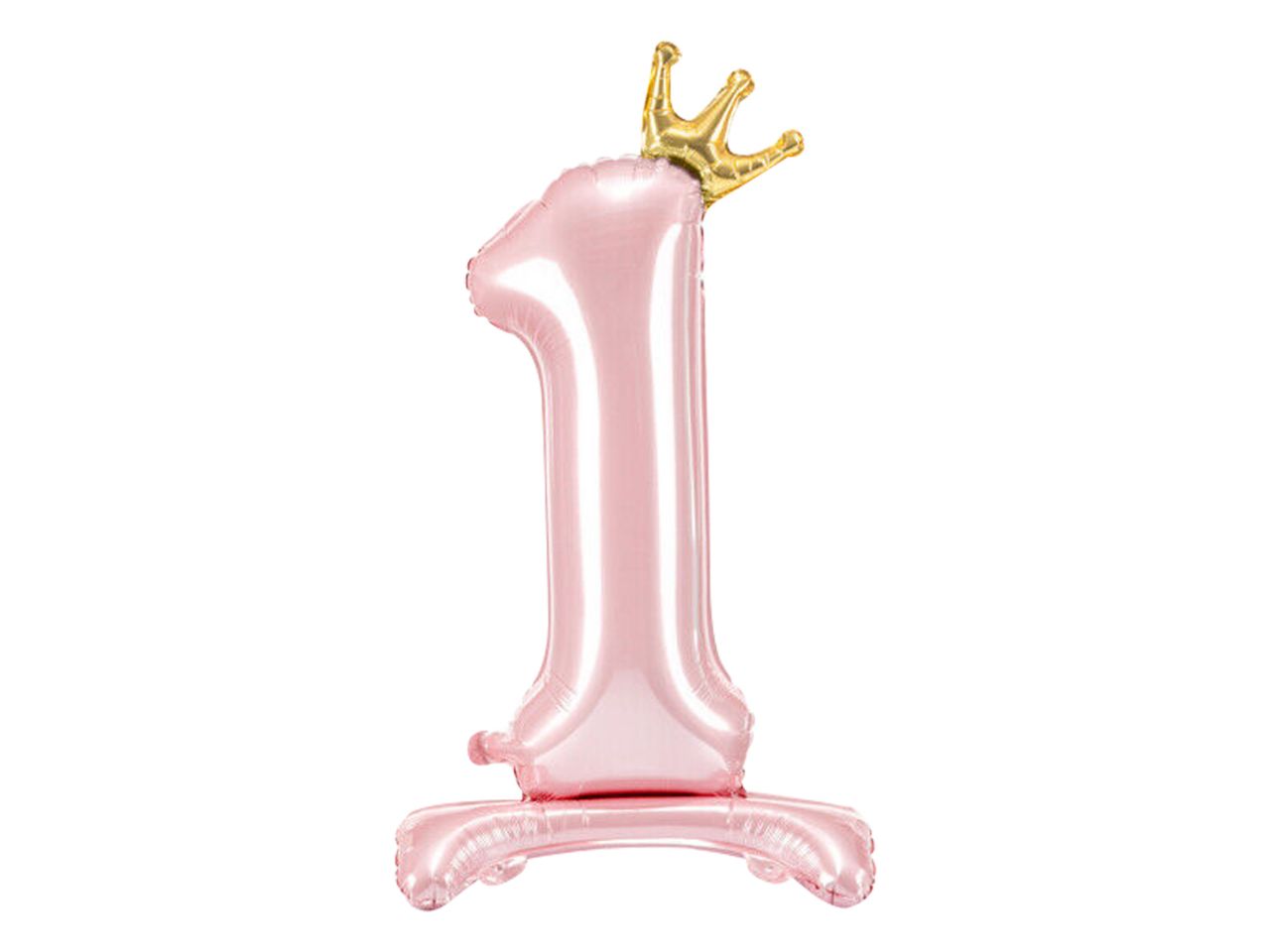 Palloncino metal colore rosa standing n.1 misura 85cm