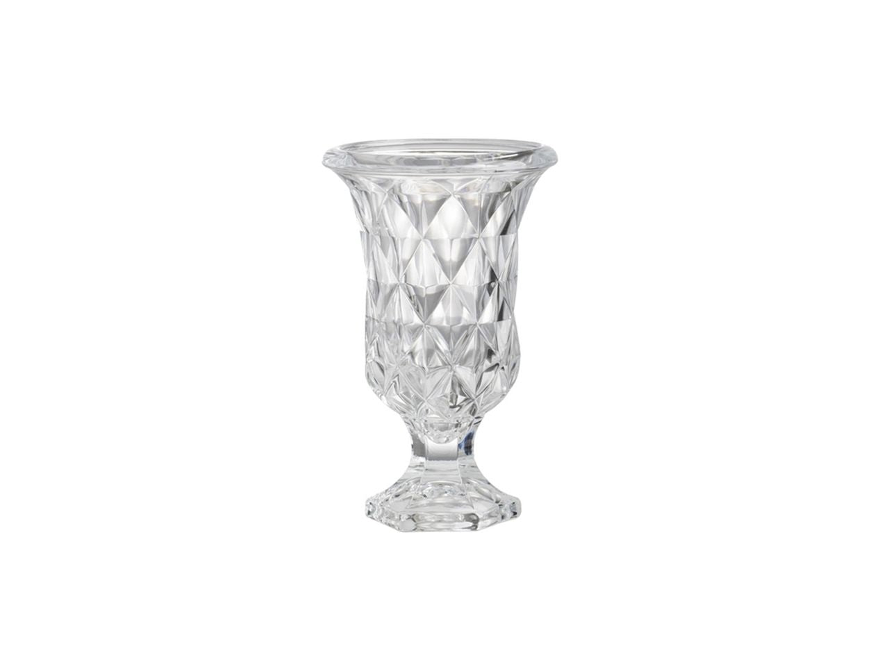Vaso decorativo misura d.15x25cm in vetro