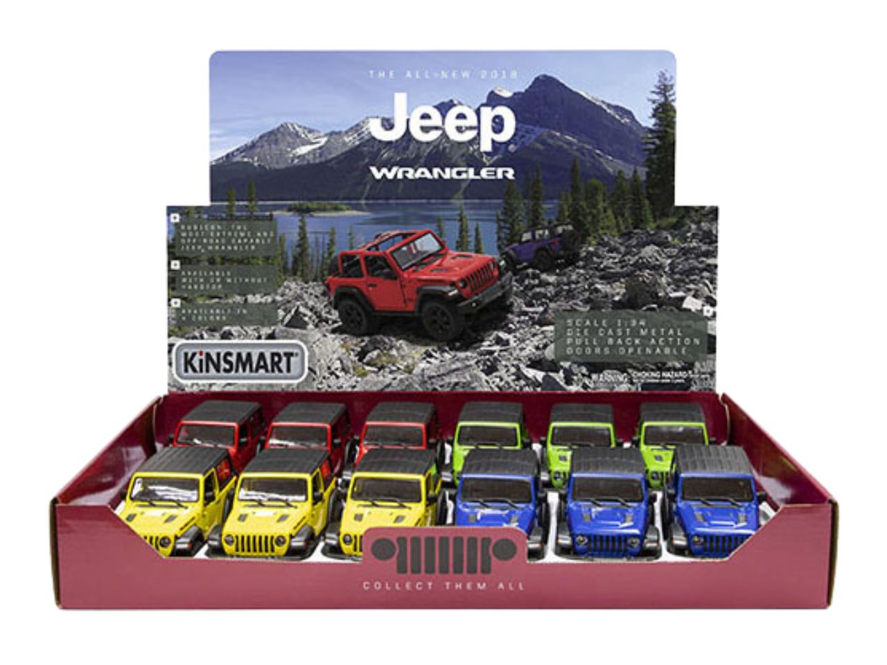 Die cast jeep wrangler 89053