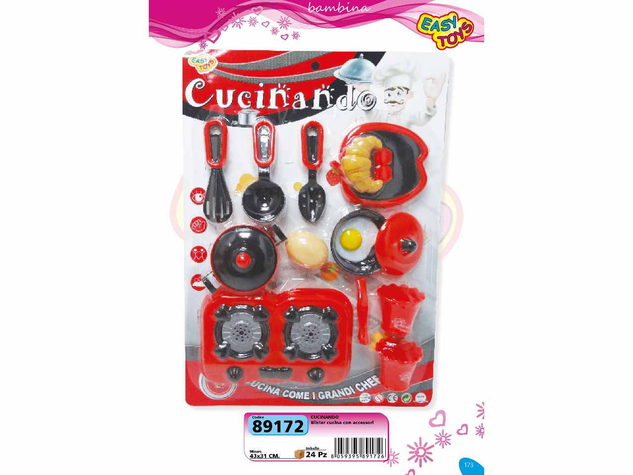 Setcucinando con fornello    89172