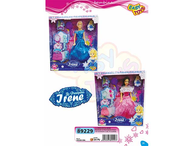 Bambola la principessa irene in 2 assortimenti