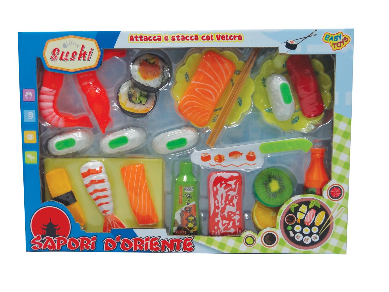 Sushi con velcro sapori d'oriente