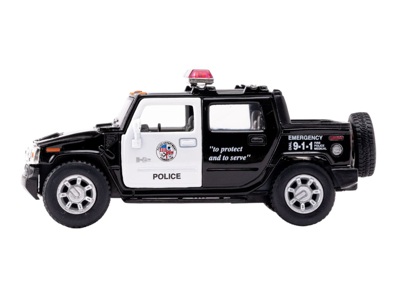 Hummer h2  police  die cast