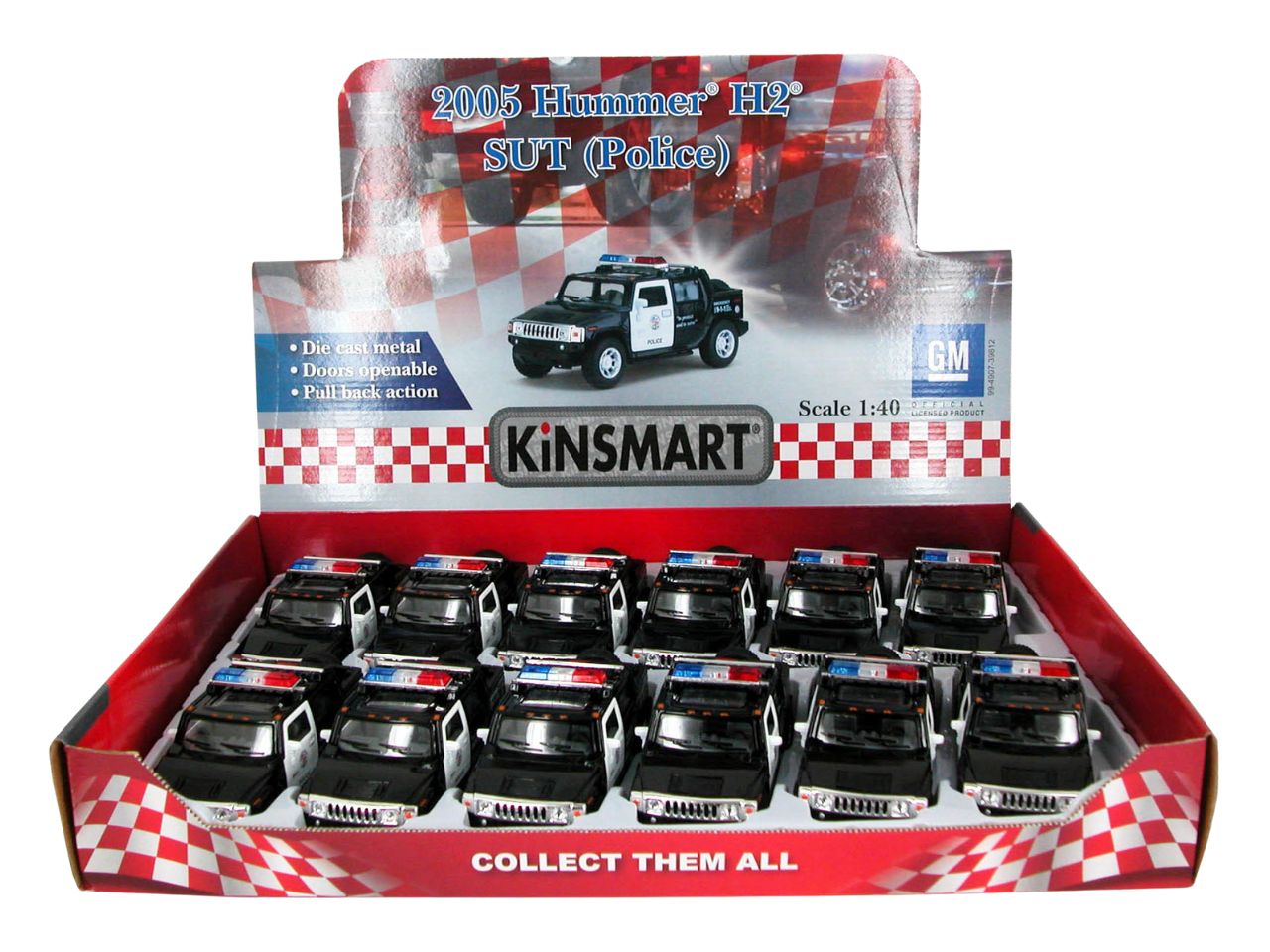 Hummer h2  police  die cast