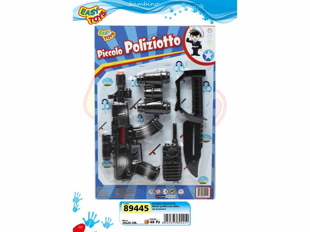 Set "piccolo poliziotto"  89445