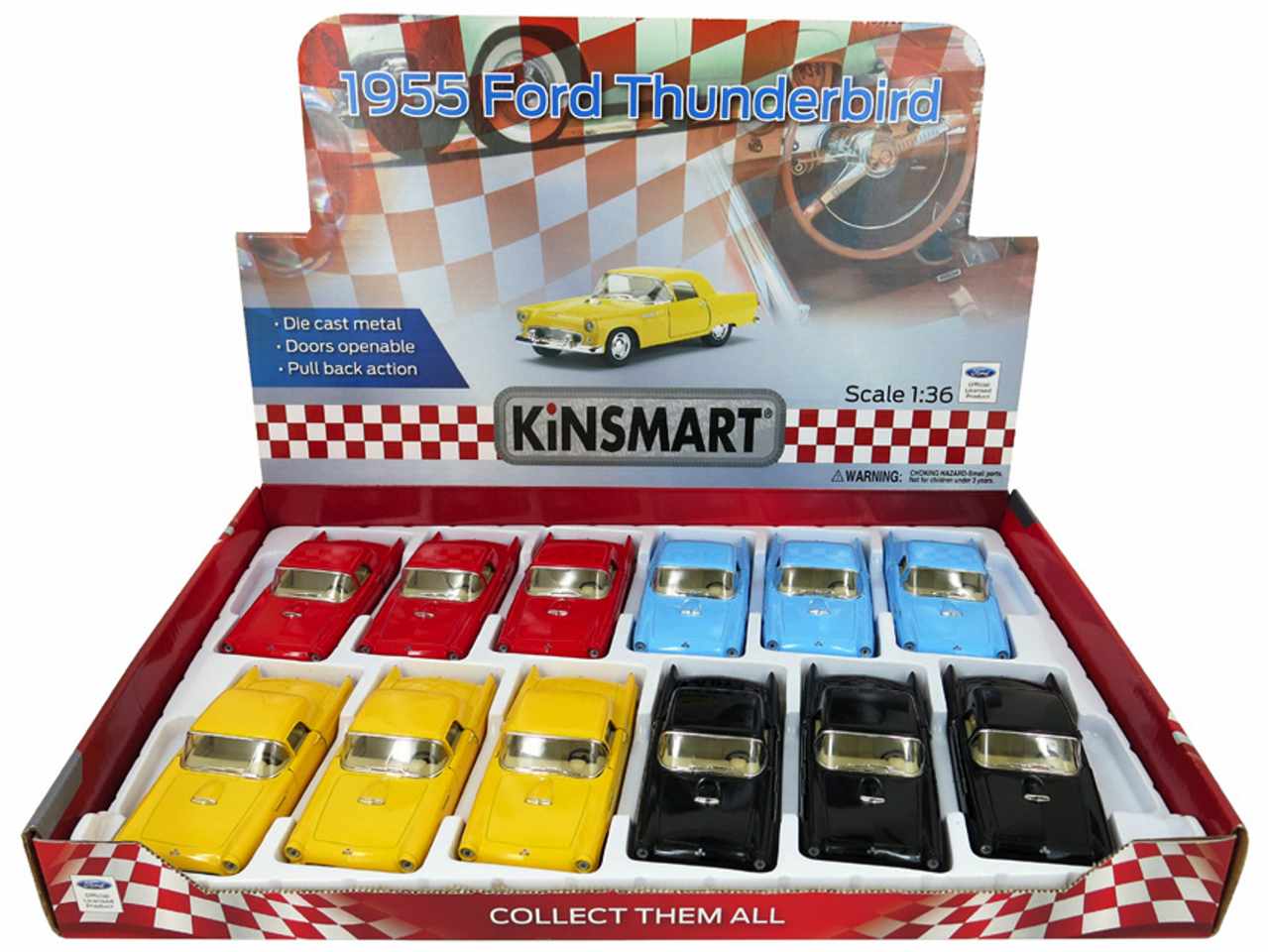Ford  thunderbird 1955  die cast