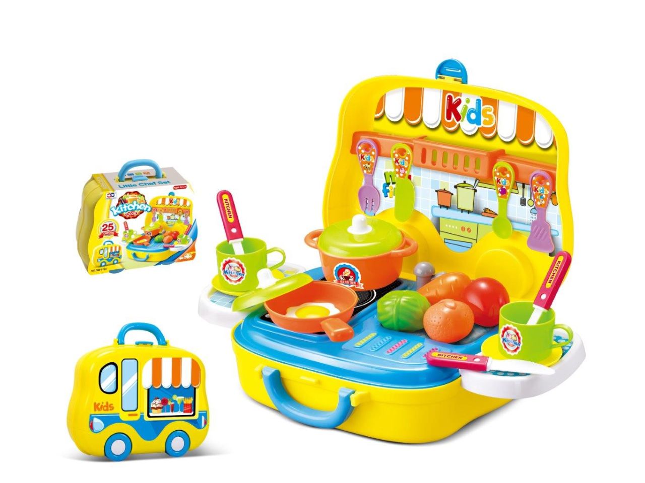 Valigetta con accessori da cucina