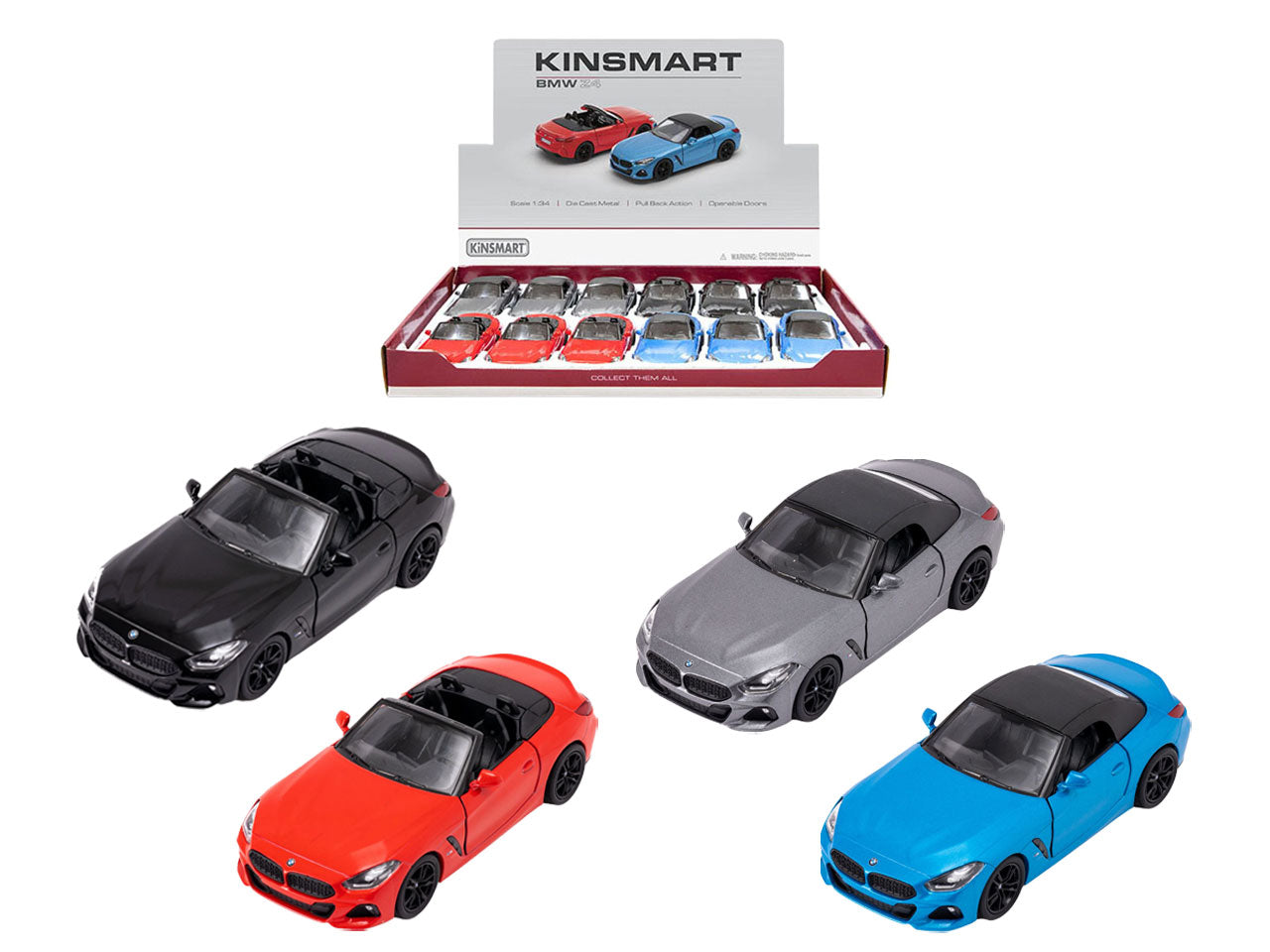 Auto bmw z4 1:34 die cast 89536