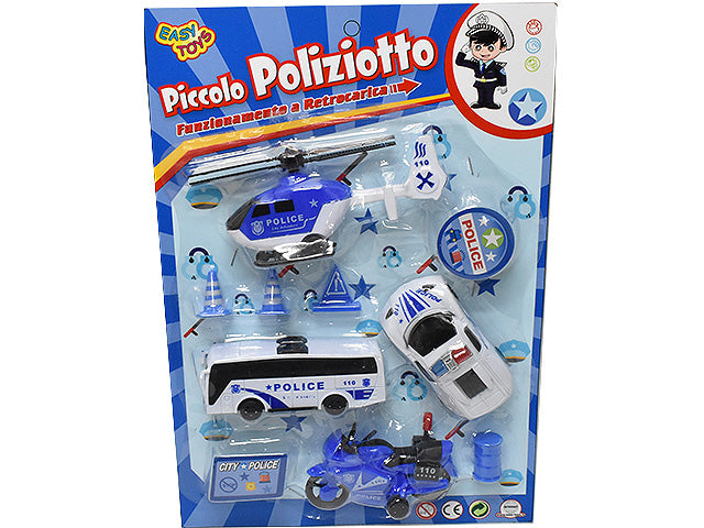 Setpiccolo poliziotto mez.retr89613