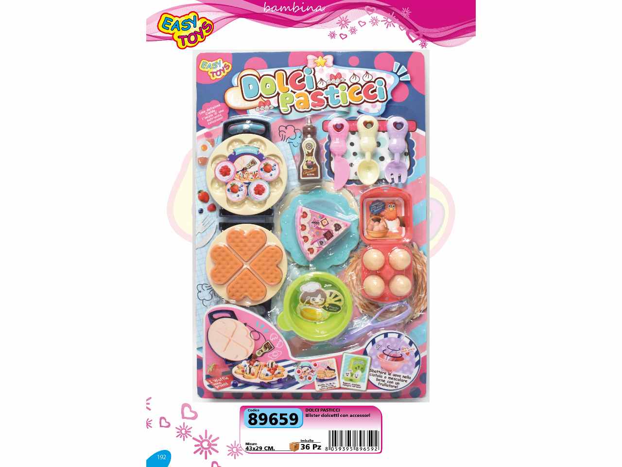 Set dolci pasticci        89659
