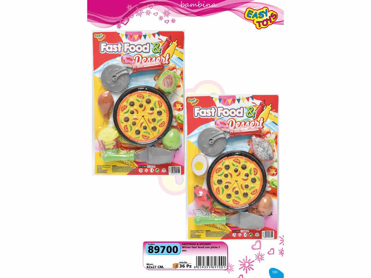 Set pizza fastfood  desse89700