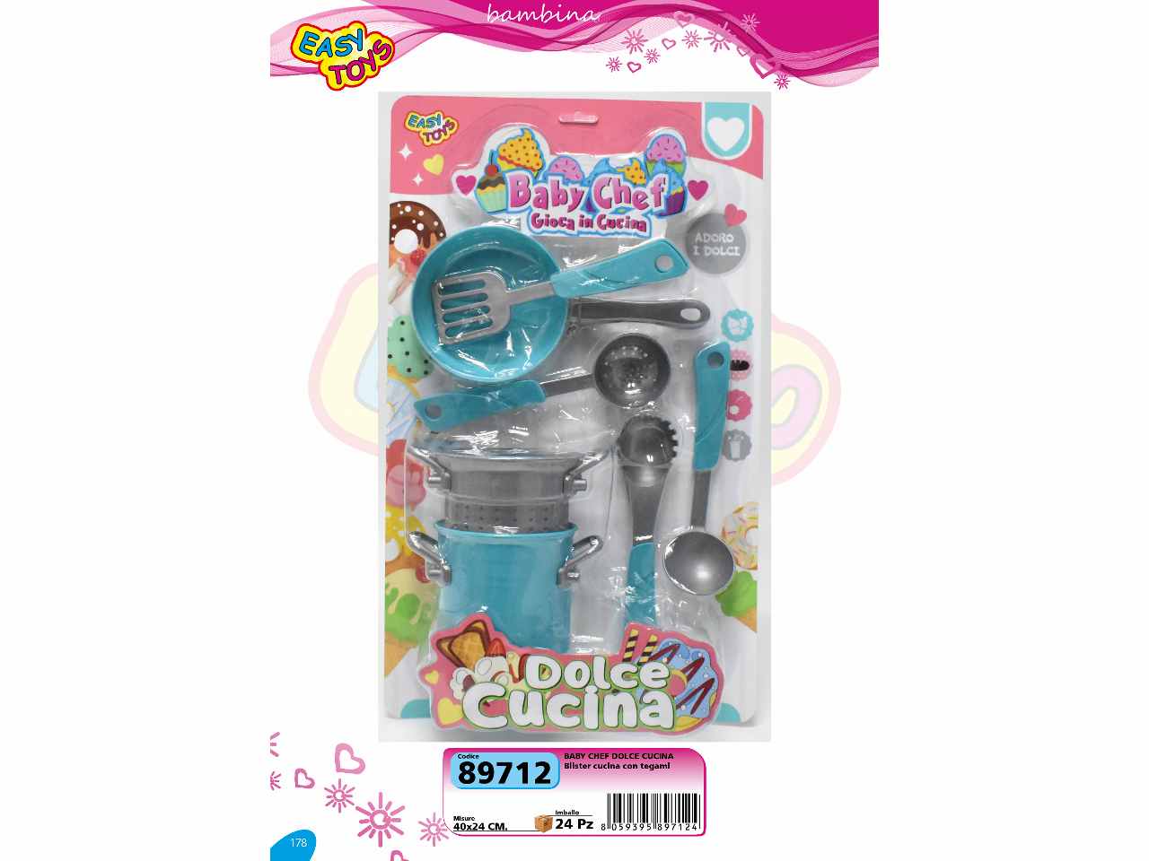 Setbaby chef dolce cucina    89712