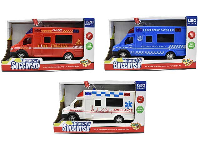 Mezzi di soccorso friz.luci/suoni 89820