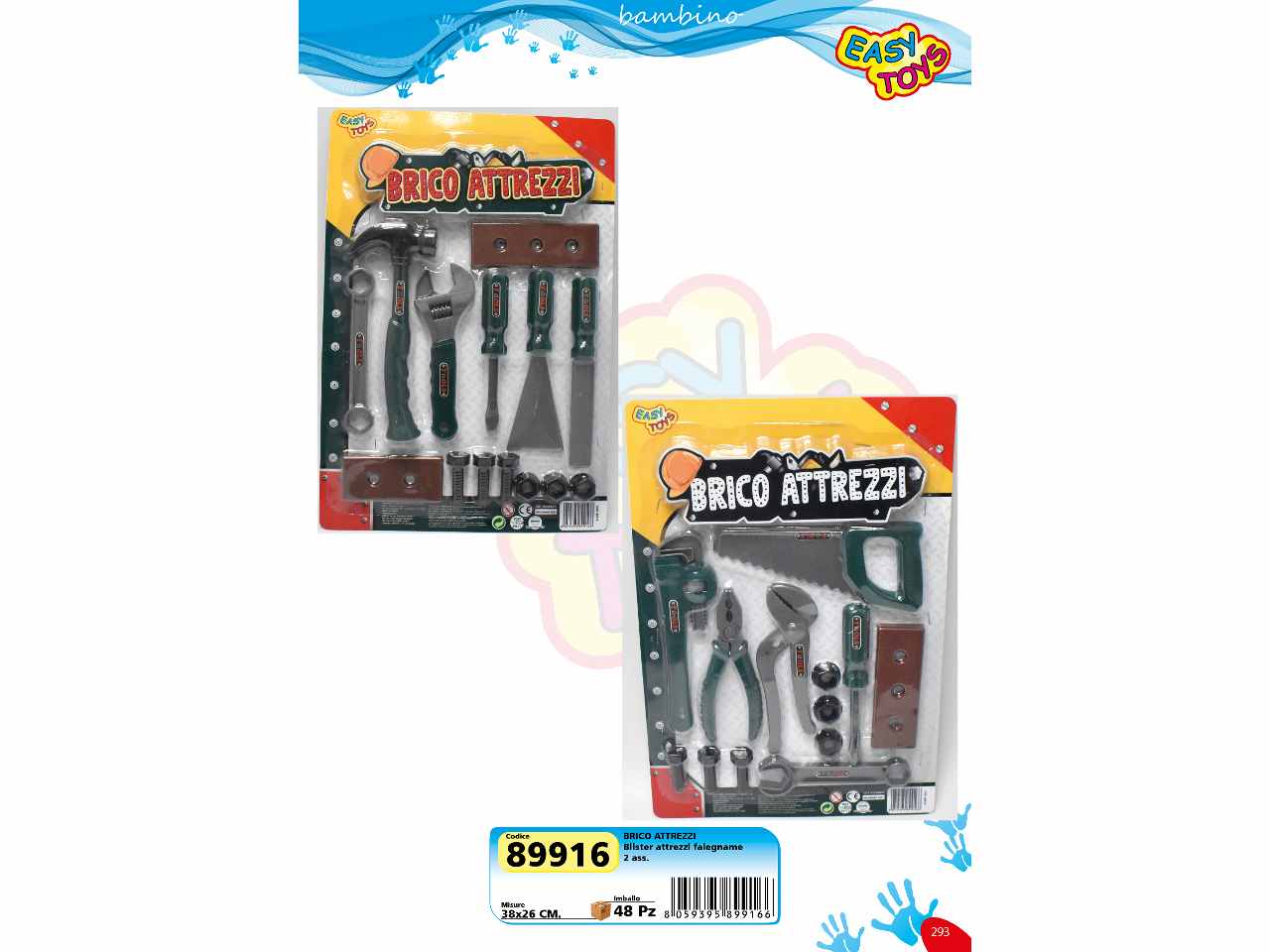 Set falegname brico attrezzi  89916