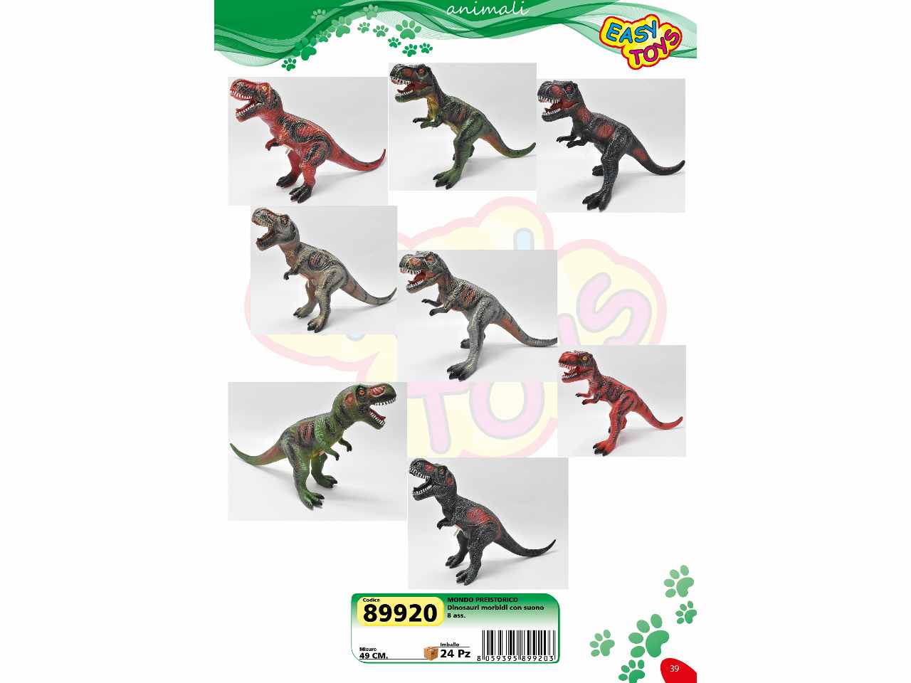 Animali dinosauri morbidi 89920