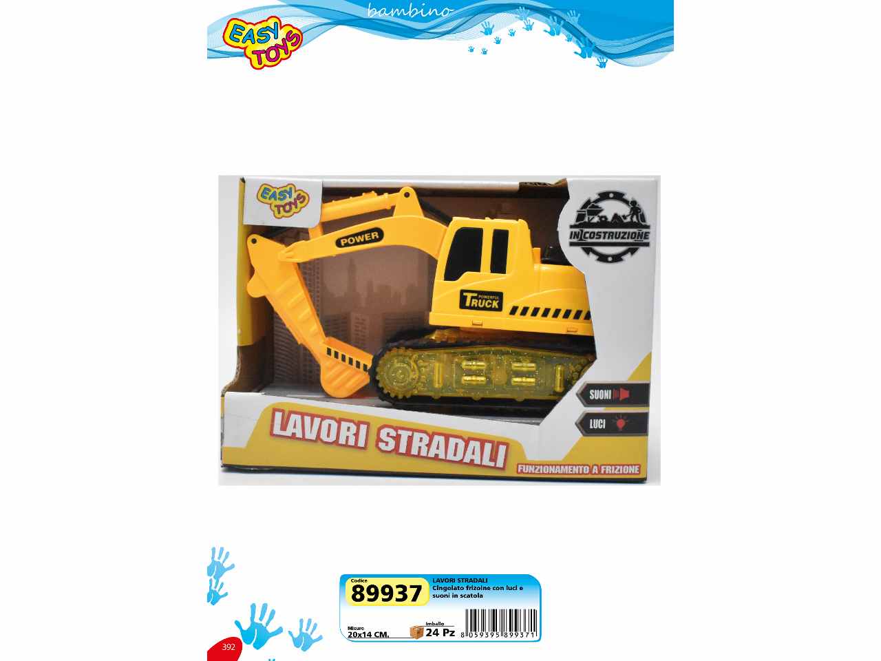 Cingolato frizione luci/suoni 89937