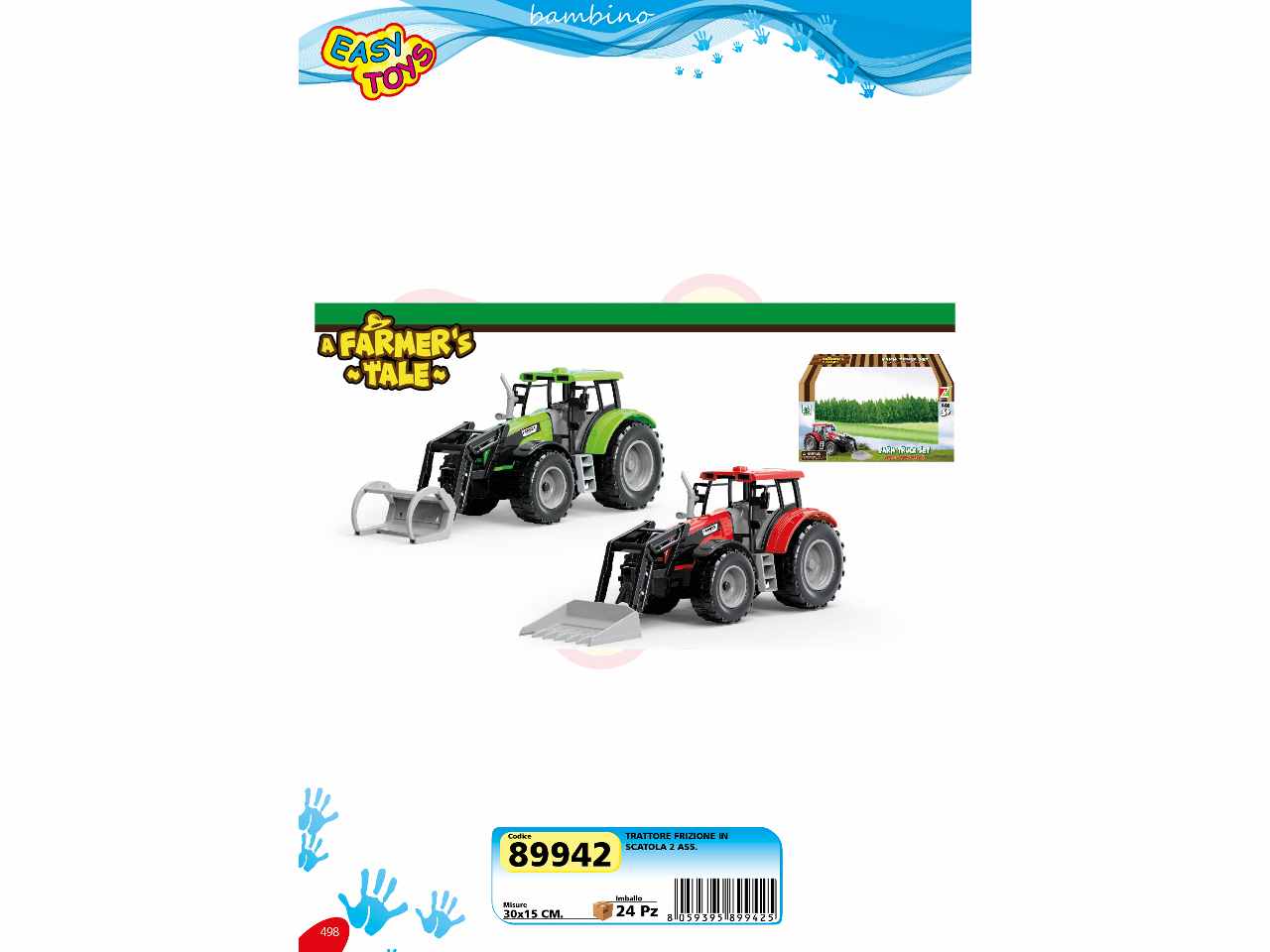 Trattore a frizione in 2 assortimenti