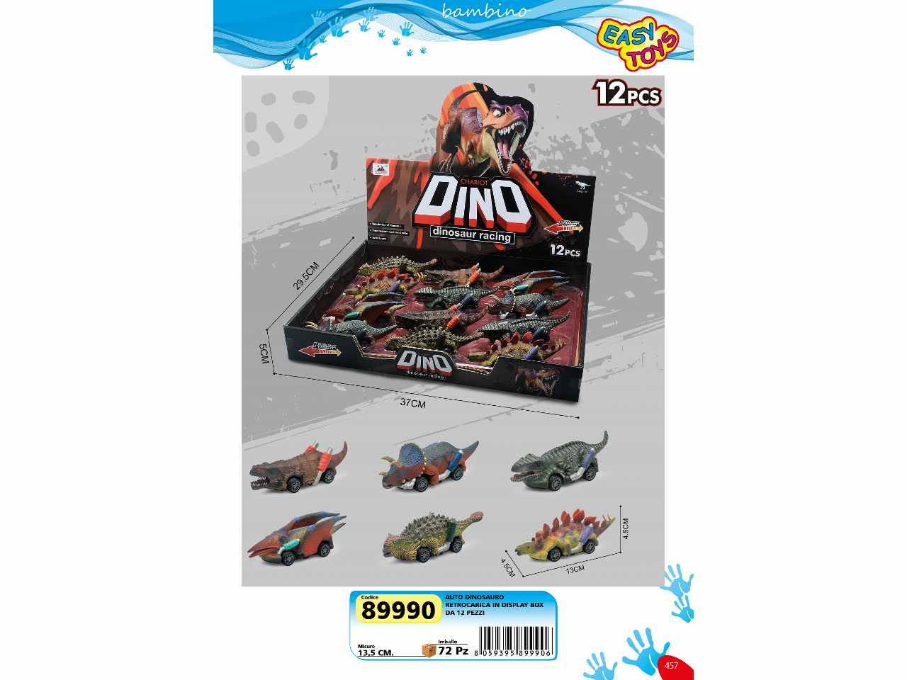 Auto dinosauro retrocarica db189990