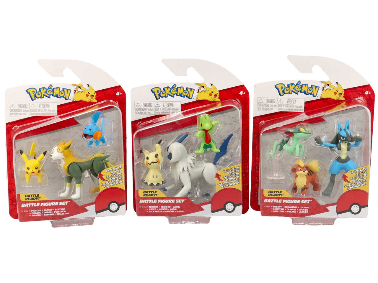 Pokemon battle figure set 3 pers.pk020100