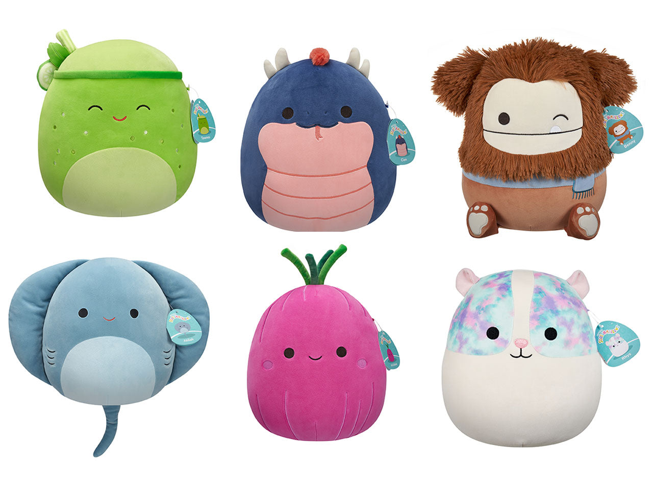 Peluche Squishmallows personaggio 30cm | Rei Toys