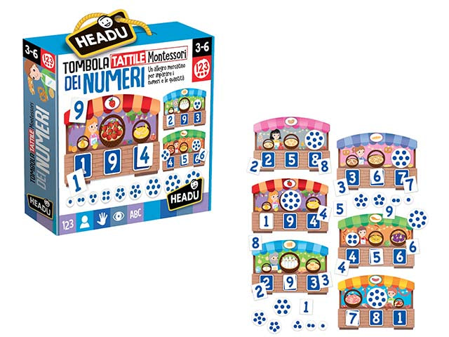 Montessori tombola tattile 123 it20249