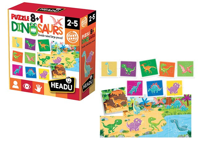 Teacher tested puzzle 8+1 dinos.it22243