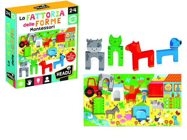 Montessori la fattoria delle forme it25640