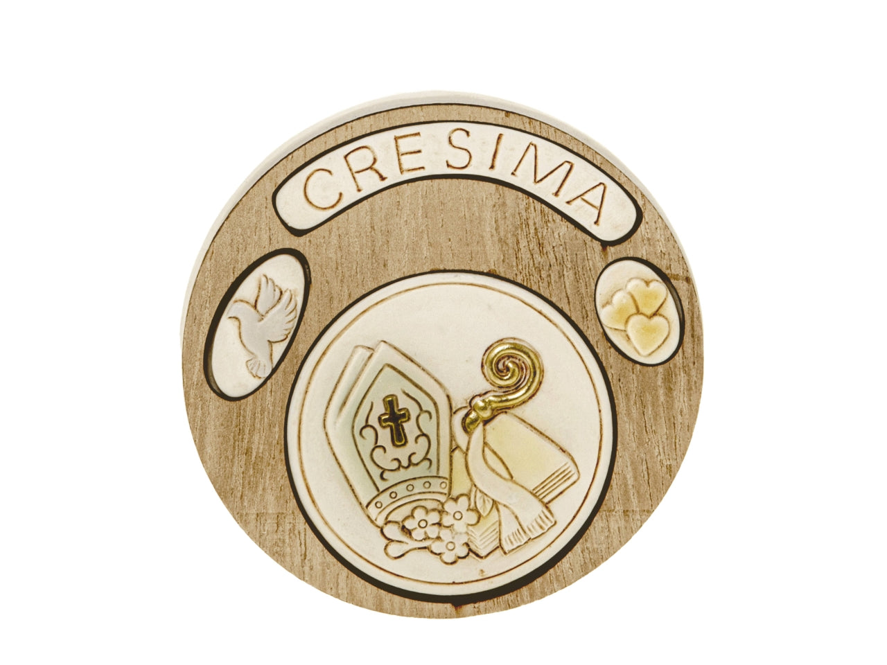 Circle icona per cresima misura d.8cm