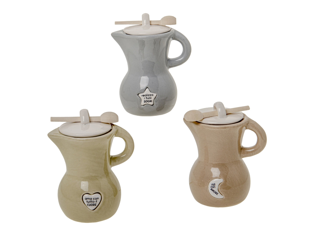 Lux moka arco misura h.11cm in 3 assortimenti