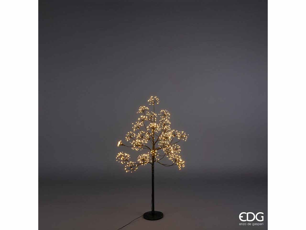 Albero faggio con 896led h.120cm nero