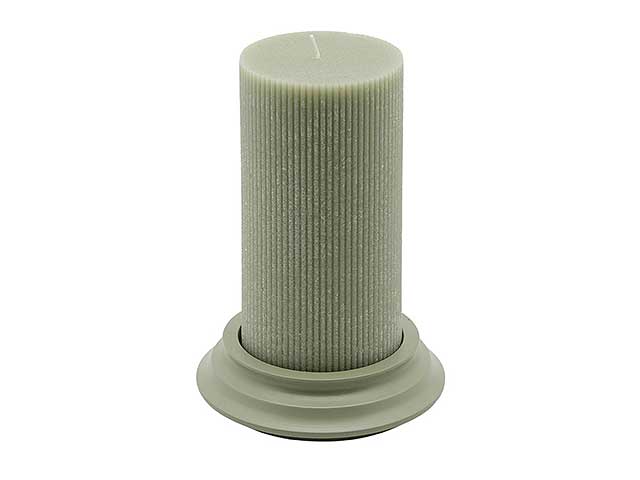 Linea dorica candela verde chiaro h20cm 613702,71