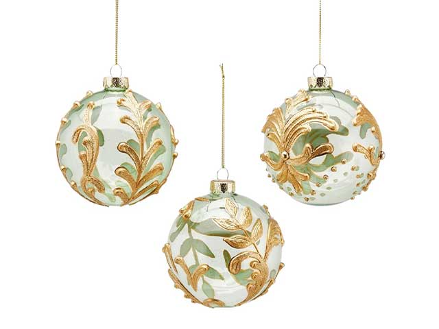 Sfera vetro d10cm dec. oro 683969,89 $