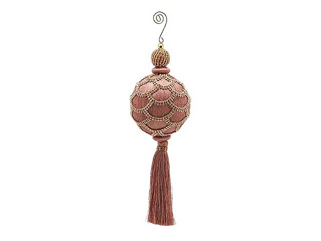 Sfera h28xd10cm rosa c/drappo 340260,5