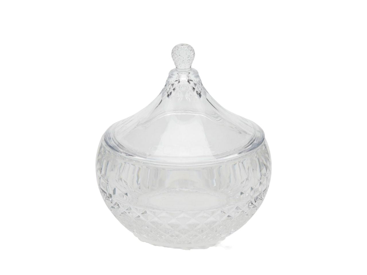 Coppa contenitore in vetro bombata h18xd14cm106989