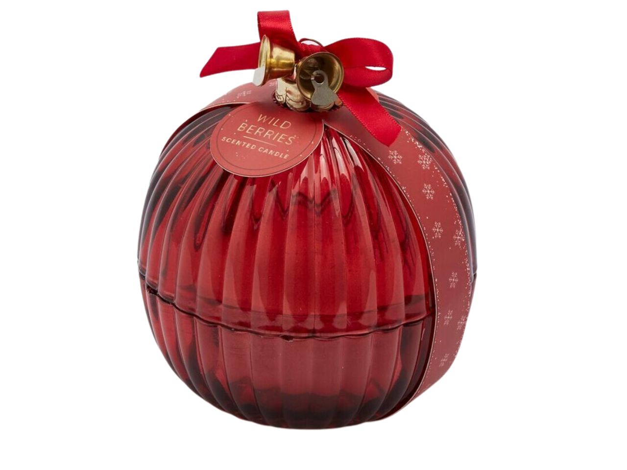 Candela a sfera in vetro misura h.11,5xd.11cm colore ambra