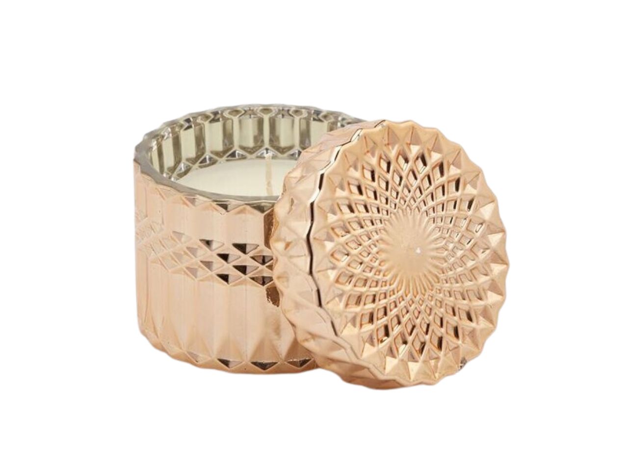 Candela crystal new misura h.8,5xd.9cm colore rum scuro