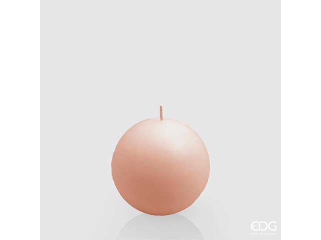 Candela sfera 8cm rosa 613171.53