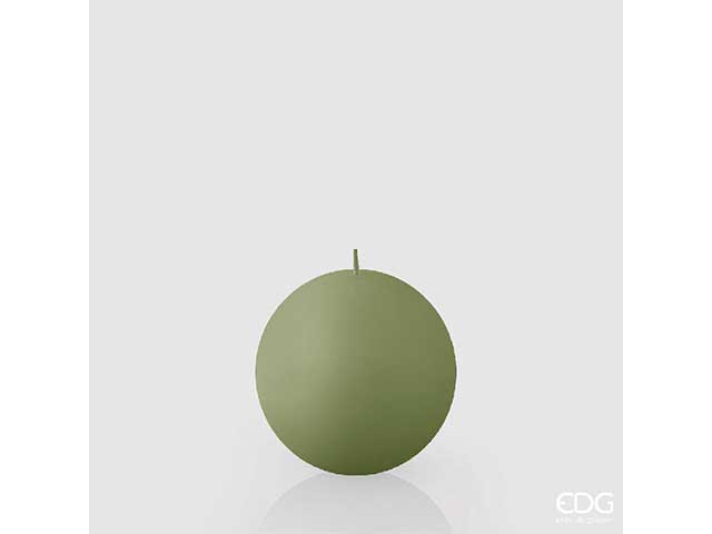 Candela sfera 8cm verde 613171.88