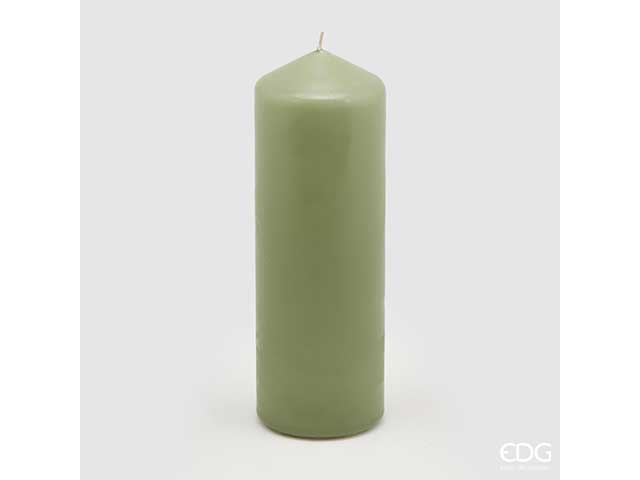 Candela moccolo 20x6.8cm verde613558.88