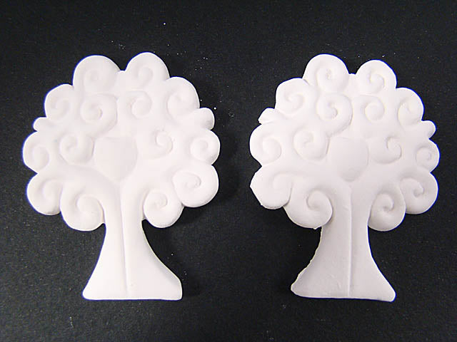 Gesso albero cuore 6cm 08562