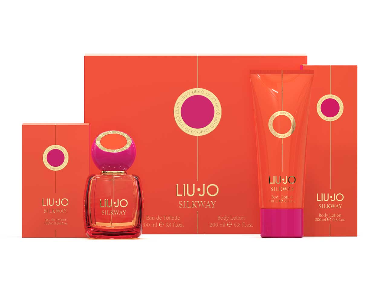Liu jo silkway confezione con eau de toilette da 100ml e body lotion da 200ml
