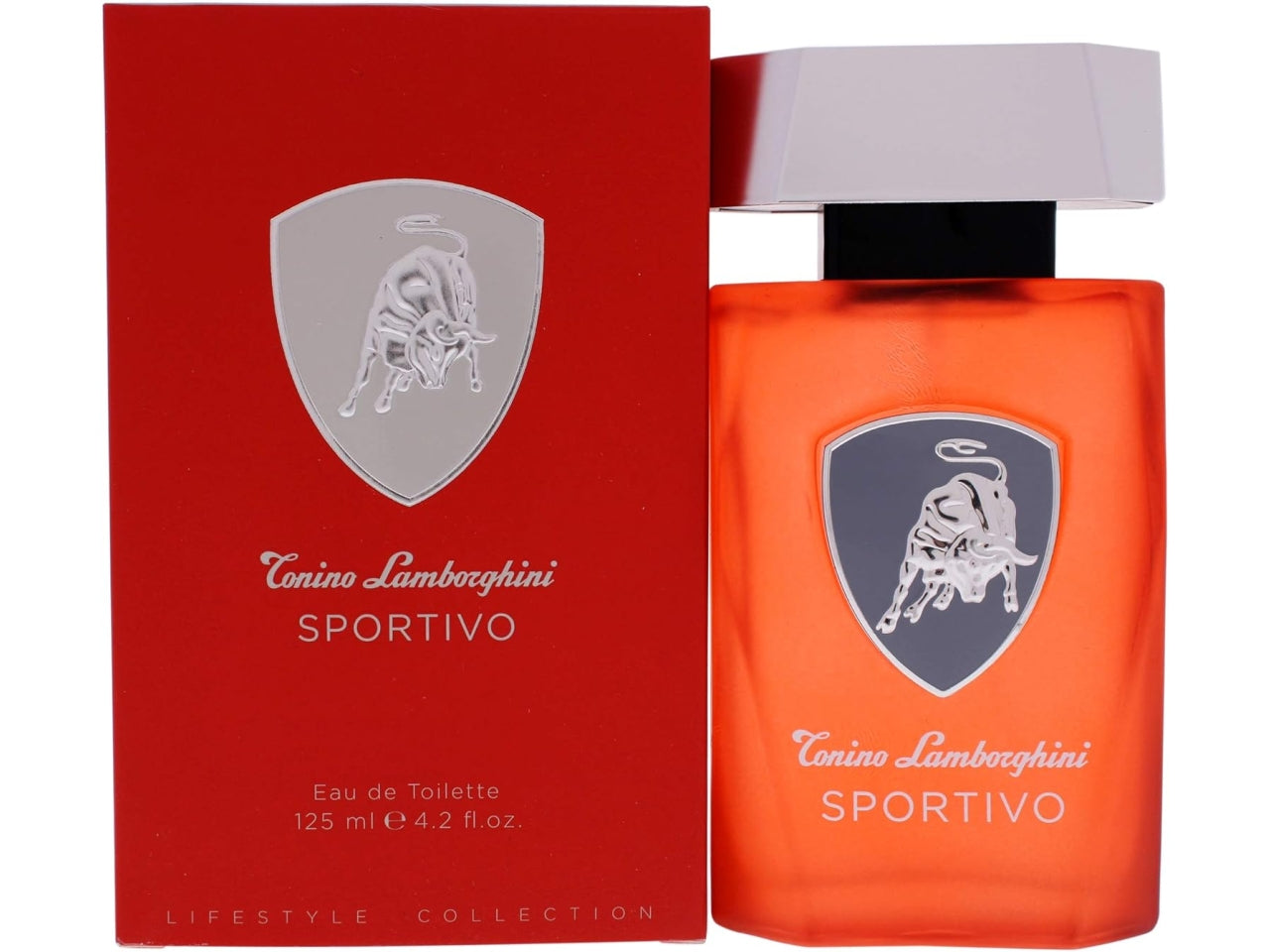 Profumo da uomo Lamborghini Sportivo, eau de toilette agrumato 125 ml